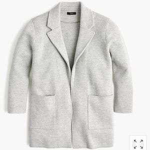 J crew Sophie open-front sweater-blazer